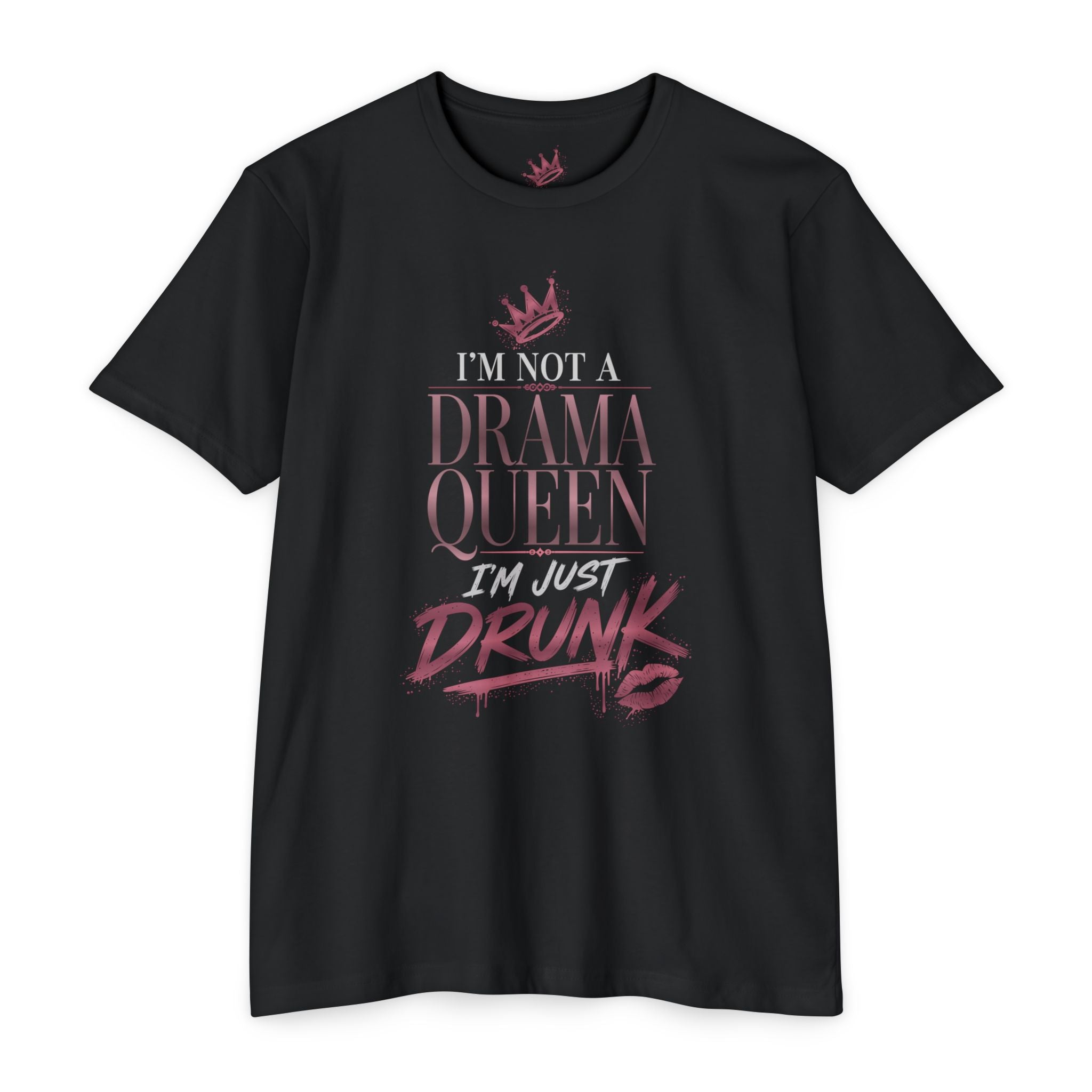 Drama Queen Graphic T-Shirt - Black