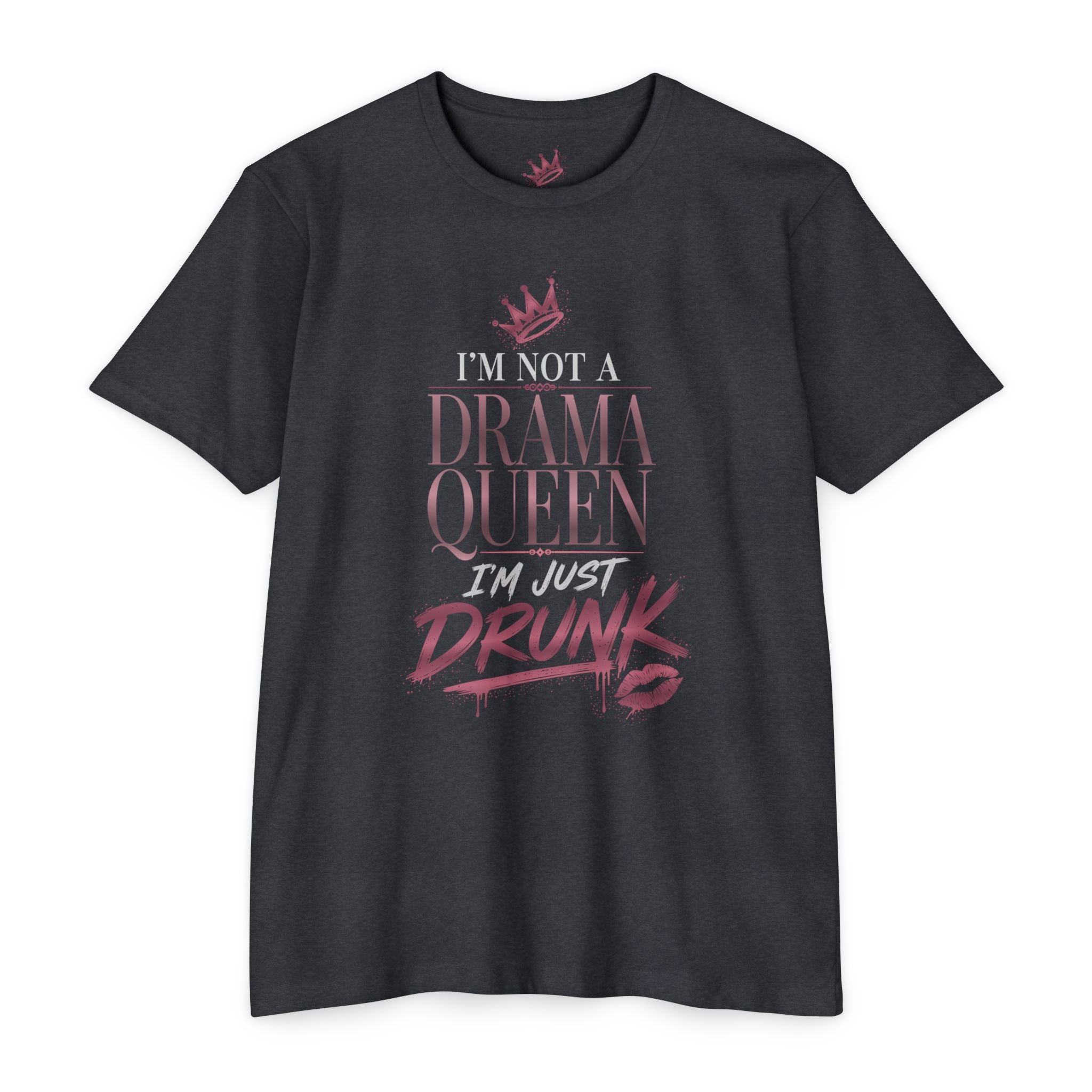 Drama Queen Graphic T-Shirt - Dark Grey